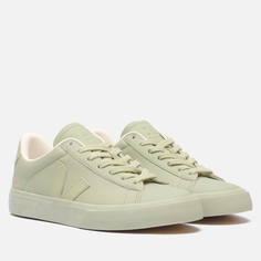 Женские кроссовки VEJA Campo Chromefree Leather, цвет зелёный, размер 36 EU