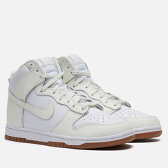 Кроссовки Nike Wmns Dunk High, цвет белый, размер 44 EU