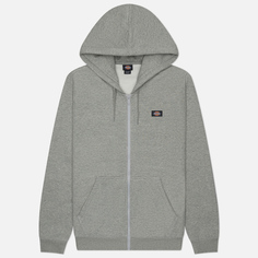 Мужская толстовка Dickies Oakport Zip Hoodie, цвет серый, размер S