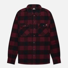 Мужская рубашка Dickies Sacramento, цвет бордовый, размер S