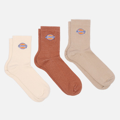 Комплект носков Dickies 3-Pack Valley Grove Mid, цвет комбинированный, размер 35-38 EU