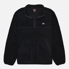 Мужская толстовка Dickies Mount Hope Quarter Zip, цвет чёрный, размер S