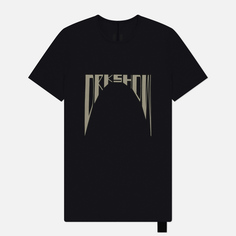 Мужская футболка Rick Owens DRKSHDW Porterville Level Curved Logo Print, цвет чёрный, размер S