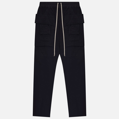 Мужские брюки Rick Owens DRKSHDW Porterville Creatch Cargo Drawstring, цвет чёрный, размер S
