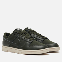 Кроссовки Nike Dunk Low Retro Premium, цвет оливковый, размер 36 EU
