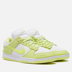 Кроссовки Nike Wmns Dunk Low Twist, цвет зелёный, размер 36.5 EU