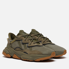 Мужские кроссовки adidas Originals Ozweego, цвет оливковый, размер 35.5 EU