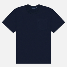 Мужская футболка EASTLOGUE Permanent Basic One Pocket, цвет синий, размер S