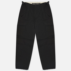 Мужские брюки EASTLOGUE Permanent Basic Field Wide Fit, цвет чёрный, размер S