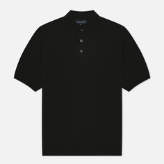 Мужское поло EASTLOGUE Permanent Half Sleeves, цвет чёрный, размер S