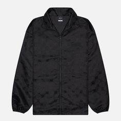 Мужская куртка ветровка F.C. Real Bristol Monogram Jacquard Nylon, цвет чёрный, размер S