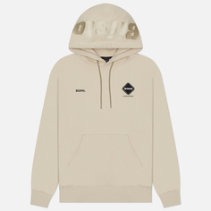 Мужская толстовка F.C. Real Bristol Logo Team Hoodie, цвет бежевый, размер S