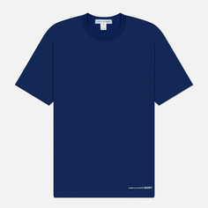 Мужская футболка Comme des Garcons SHIRT Front Hip Logo, цвет синий, размер S