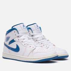 Мужские кроссовки Jordan Air Jordan 1 Mid SE, цвет белый, размер 40 EU