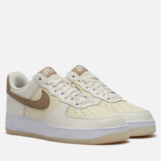 Мужские кроссовки Nike Air Force 1 07 LV8, цвет бежевый, размер 40 EU