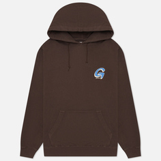 Мужская толстовка Gramicci Big-G Logo Hoodie, цвет коричневый, размер XL