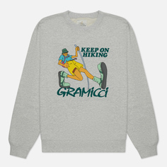 Мужская толстовка Gramicci Keep On Hiking, цвет серый, размер S