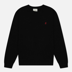 Мужская толстовка Gramicci One Point Crew Neck, цвет чёрный, размер S
