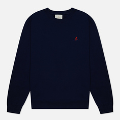 Мужская толстовка Gramicci One Point Crew Neck, цвет синий, размер S