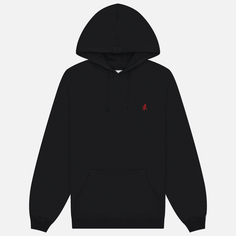 Мужская толстовка Gramicci One Point Hoodie, цвет чёрный, размер S
