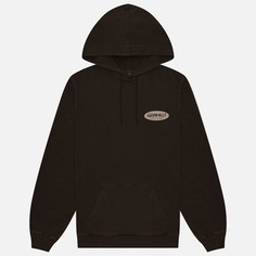 Мужская толстовка Gramicci Original Freedom Oval Hoodie, цвет коричневый, размер S