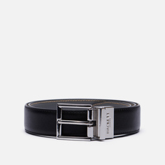 Ремень Hackett Stitch Edge Leather Reversible, цвет чёрный, размер 30