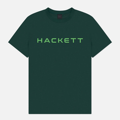 Мужская футболка Hackett Essential, цвет зелёный, размер S