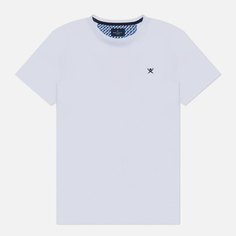 Мужская футболка Hackett Swim Trim Logo, цвет белый, размер S