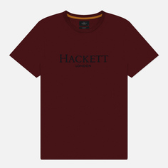 Мужская футболка Hackett Classic Heritage, цвет бордовый, размер S