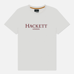 Мужская футболка Hackett Classic Heritage, цвет белый, размер S