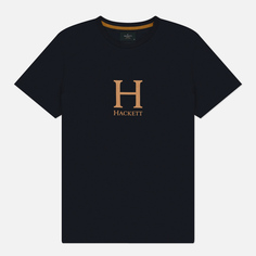 Мужская футболка Hackett Heritage H Printed, цвет синий, размер S