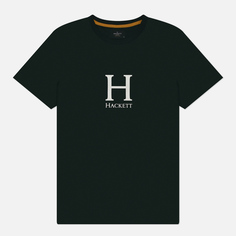 Мужская футболка Hackett Heritage H Printed, цвет зелёный, размер S