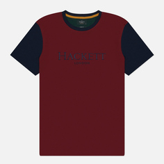 Мужская футболка Hackett Heritage Hackett Multi, цвет красный, размер S