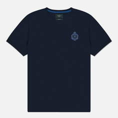 Мужская футболка Hackett Heritage Logo Hackett, цвет синий, размер S