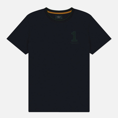 Мужская футболка Hackett Heritage Classic Number, цвет синий, размер S