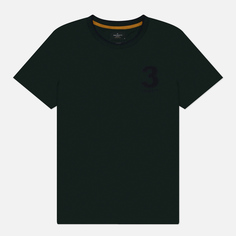 Мужская футболка Hackett Heritage Classic Number, цвет зелёный, размер S