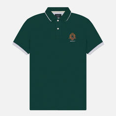 Мужское поло Hackett Heritage Crest Logo, цвет зелёный, размер S