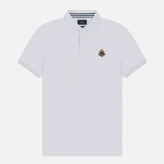 Мужское поло Hackett Heritage Woven Trim, цвет белый, размер S