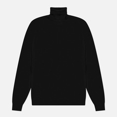 Мужской свитер Hackett High Neck Merino Wool, цвет чёрный, размер S