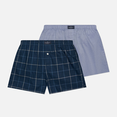Комплект мужских трусов Hackett Windowpane Boxer 2-Pack, цвет комбинированный, размер S