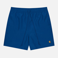 Мужские шорты Carhartt WIP Chase Swim 3.7 Oz, цвет синий, размер S