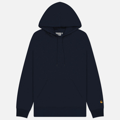 Мужская толстовка Carhartt WIP Chase 13 Oz Hooded, цвет синий, размер S