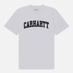 Мужская футболка Carhartt WIP University, цвет белый, размер S