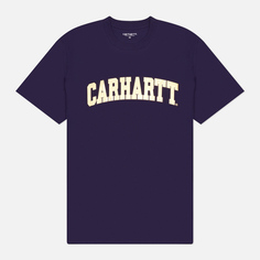 Мужская футболка Carhartt WIP University, цвет фиолетовый, размер S