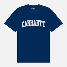 Мужская футболка Carhartt WIP University, цвет синий, размер XS