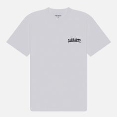Мужская футболка Carhartt WIP University Script, цвет белый, размер XS