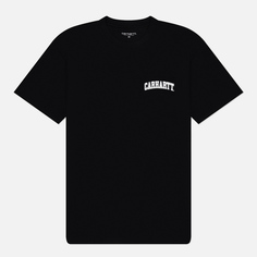 Мужская футболка Carhartt WIP University Script, цвет чёрный, размер S