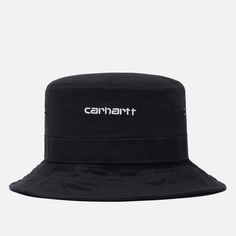 Панама Carhartt WIP Script, цвет чёрный, размер S-M