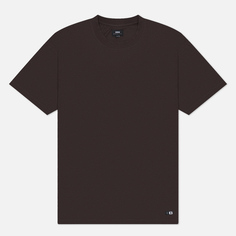 Мужская футболка Edwin Oversize Basic, цвет коричневый, размер S
