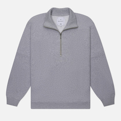 Мужская толстовка Edwin Koji Half Zip, цвет серый, размер S